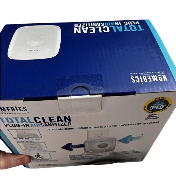 Homedics TotalClean Plug-In UV-C Air Sanitizer new in box - Picture 4 of 6